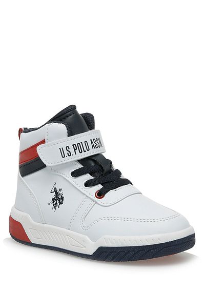U.S. Polo Assn. Wanda Hı Jr 2pr Tenis înalt pentru băiat alb
