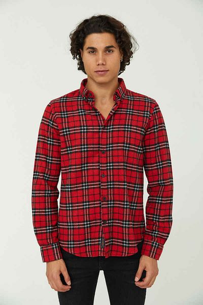 Cazador Jazz 2063 Lumberjack Shirt Red