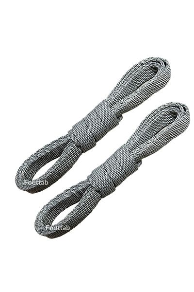 Foottab Shoelaces 120 Cm Flat Converse Laces Sports Shoelace Rope-grey