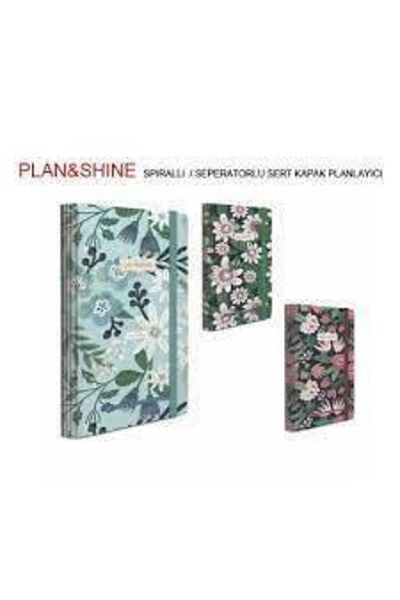 Gıpta Ambalaj Планер А5 с твърди корици Plan Shine 5822 / Envy