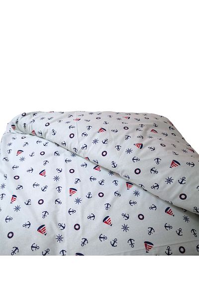 Bebek Özel Single Duvet Cover (Duvet Cover) Sailor 100 X 150 Cm (IT IS ONLY A QUILT COVER)