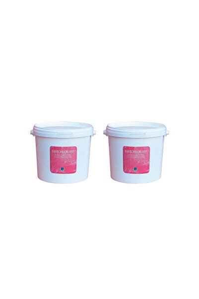 Gemaş 2 Adet Fastchlor 100 10 Kg (20 KG) %90 Aktif Toz Klor Stabilize Triklor Granül - %90 Chlorine