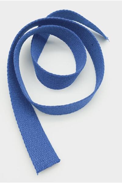 angel çanta aksesuar Coloană Bumbac 3 Cm 1 Metru Saks Albastru Culoare