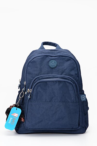NEMO BAGS Günlük Sırt Çantası Lacivert Unisex 8 Cepli Tablet Bölmeli Spor Çan...