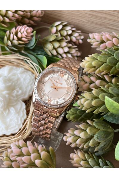 Essence Rose Gold Waterproof Jewelled Wristwatch
