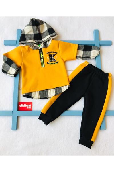 Mora Plaid Fleece Children's Clothing Set