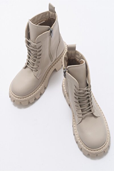 LuviShoes Εργαλειο Μπεζ Γυναικείες Μπότες