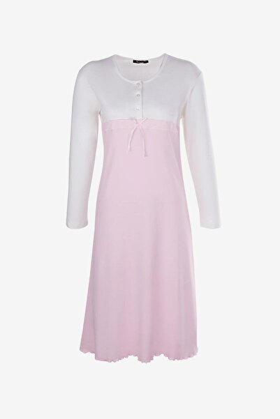 AYYILDIZ 59504 Pink Nightgown