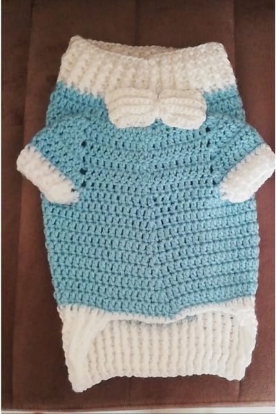 NURDELA Hand Knitted Small Breed Dog and Cat Outfit/Knitted Dog Sweater