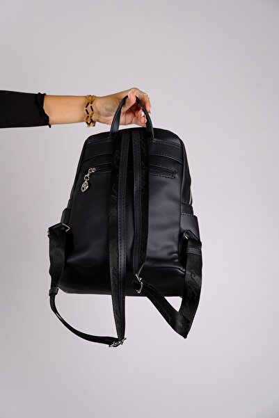 Luvi 1201 Siyah Cilt Kadın Günlük Çanta