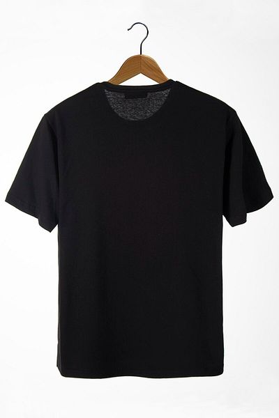Orijin Tekstil Unisex Μαύρο μπλουζάκι Anime με στάμπα, Oversize, βαμβακερό
