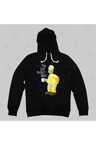 Built By Crazy سويت شيرت بقلنسوة مثالي للجنسين من Homer Simpsons The Last Man