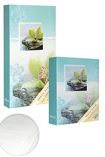 GünTech 10x15 Σετ 2 200 και 300 τεμαχίων Αντιγραφικό άλμπουμ φωτογραφιών με μοτίβο πεταλούδας