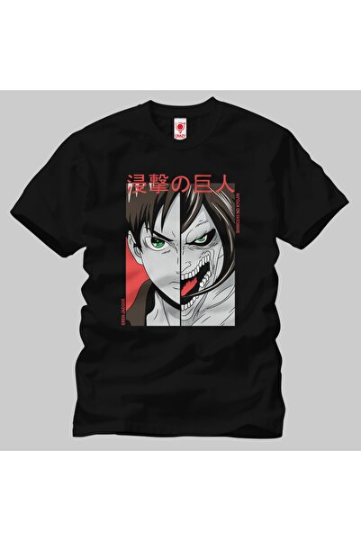 Built By Crazy Attack On Titan Eren Jagger unisex majica