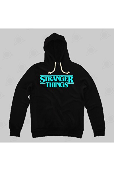 Built By Crazy Hanorac cu glugă unisex Logo Stranger Things