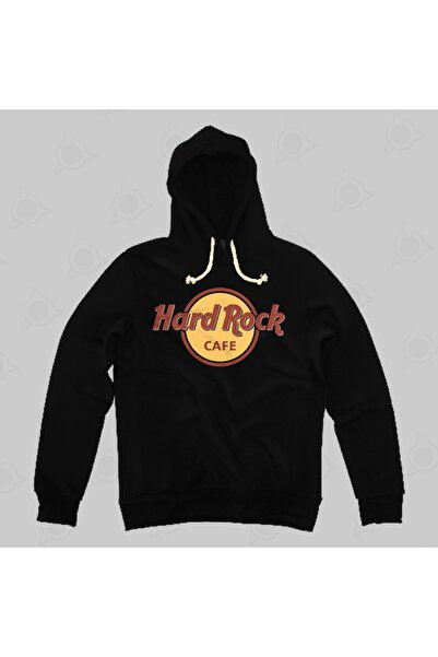 Built By Crazy Hanorac cu glugă unisex cu logo Hard Rock