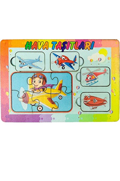 artı dekor 5'li Eğitici Çocuk Bultak Yabboz Puzzle Seti2 14x20 Cm (BT 6-10)