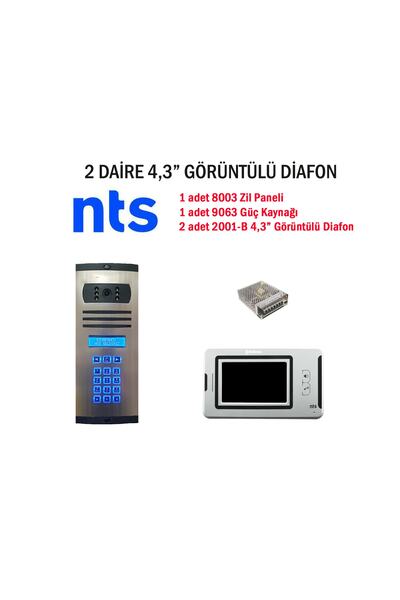 Nts 2 Daire 2001-b 4.3’’ Görüntülü Diafon Fiyatı