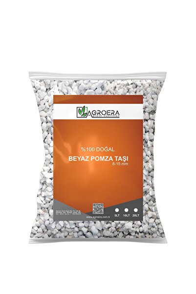 AGROERA Plant Nutrition Pomza Taşı 8-15 Mm Ponza Taşı 20 Litre Volkanik Ponza...