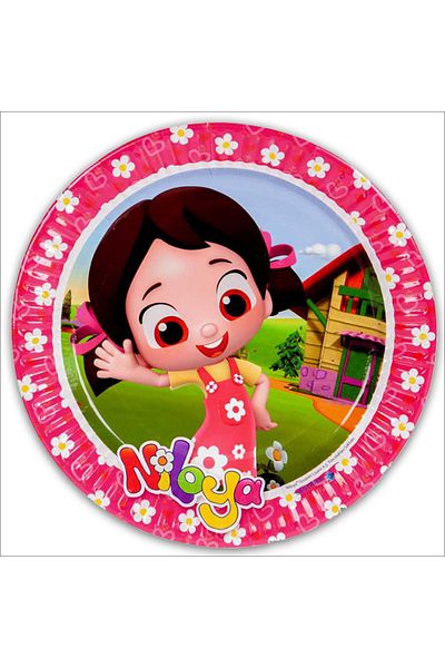 Süsle Baby Party Niloya Cardboard Plate - 23cm