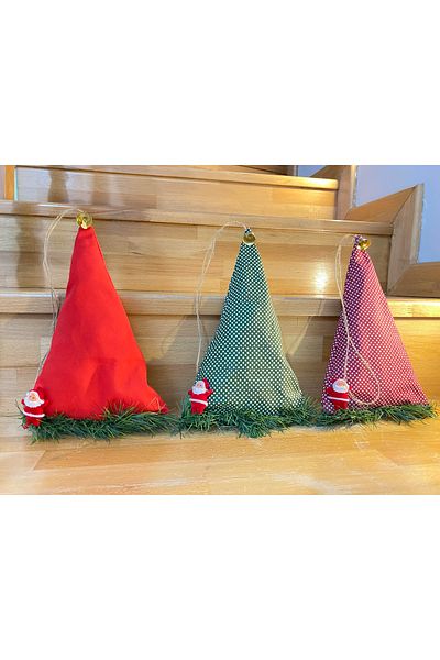 White Alamode New Year's Eve Pine Tree Shaped Accessory Set