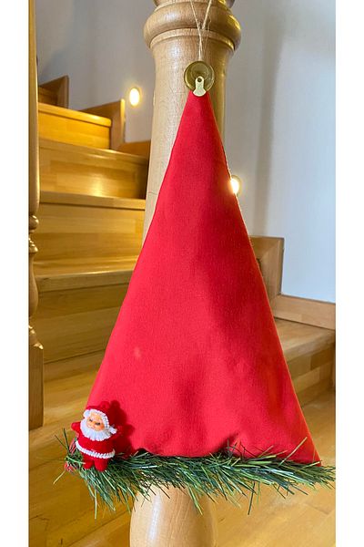 White Alamode New Year New Year's Eve Pine Tree Shaped Accessory Red Color