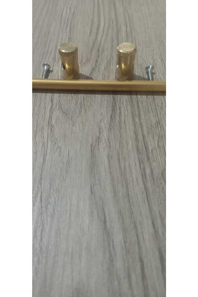 3b üçbey قضيب طحن كروم ذهبي اللون (60 سم)