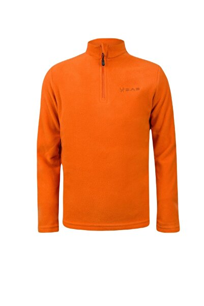 2AS Potra Yarım Fermuarlı Çocuk Polar Sweatshirt Turuncu