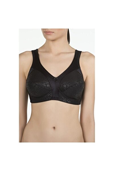 Kom Sutien pentru damă, negru, cu căptușeală Carmina, fără sârmă, fără cupe