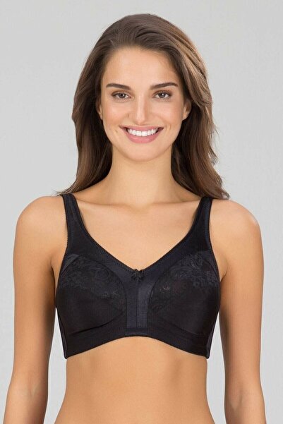 Kom Sutien cu compresor fără fir din dantelă neagră pentru femei