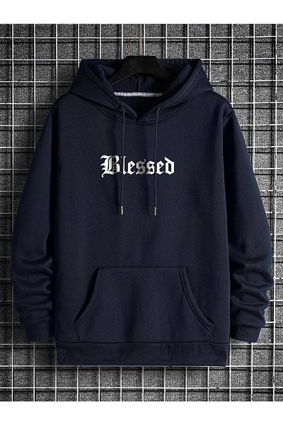 DAXİS Sportwear Company Hanorac unisex oversize imprimat Blessed