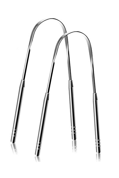 NOYİSKA Paslanmaz Dil Temizleme Aparatı Ayurveda Yoga Dil Kazıma Çubuğu Temiz...