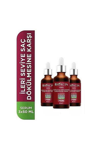 Bioxcin Forte Anti-Hair Loss Serum - Intensive 3x50 ml