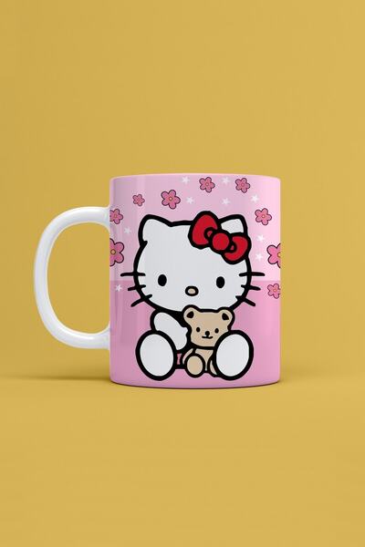 Morinna Hello Kitty Tasarımlı Kupa Bardak Mr-01