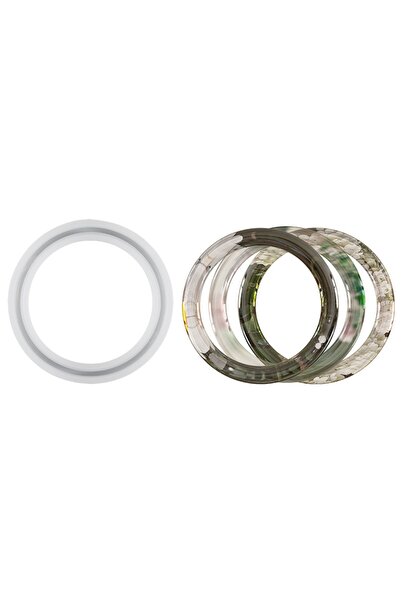Getshopmini Epoksi Silikon Bilezik Ve Çanta Sapı Kalıbı 11.2x9.5x1.1cm