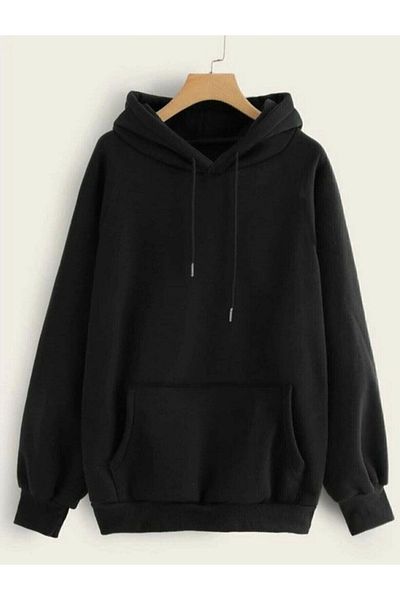 trendgar Trend Clothing Двойна унисекс Суичър с качулка и джоб с кенгуру Суитшърт с качулка