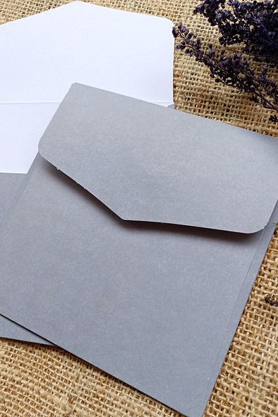 Dekorden 15x15 Cm Square Luxury Invitation Envelope - 100 Pieces