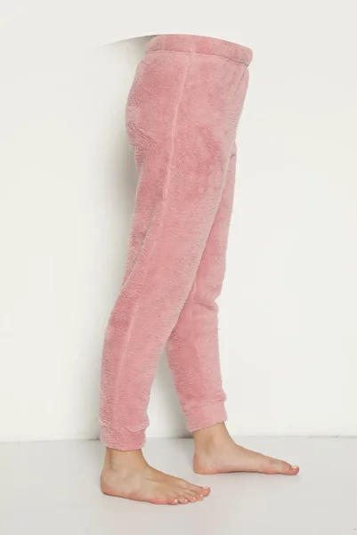 Ladytime Pocketless Luxury Fluffy Polar Winter Pajama Bottoms Cepsizpof