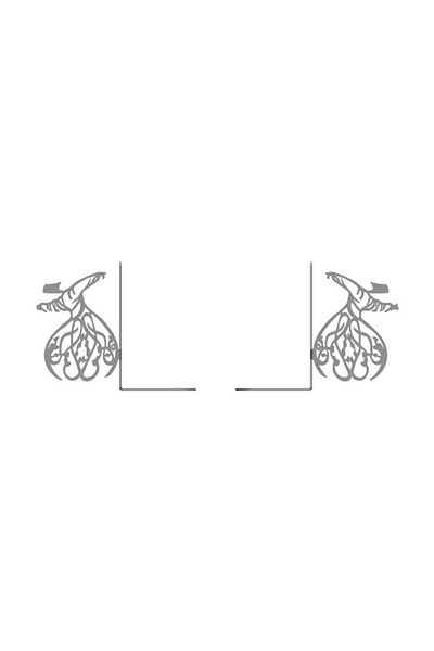 Simge Yapı Dekorasyon Decorative Metal Book Support with Whirling Dervish Figure, Book Holder