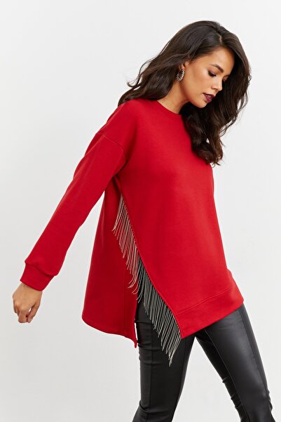 Cool & Sexy Sweatshirt - Rot - Relaxed