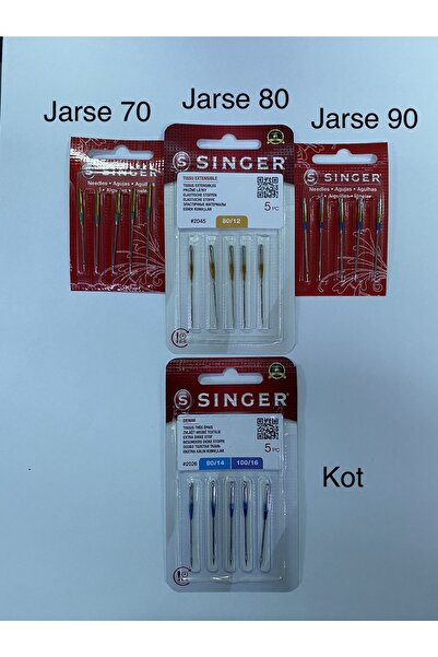 SİNGER Jarse & Kot Iğne Seti
