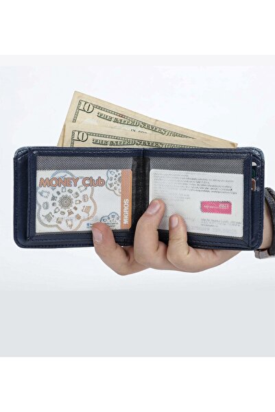 HighClass Ruby Erkek Mavi Deri Cüzdan