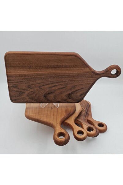 jetyazdır Sunum Ve Kesim Tahtası Ceviz Ağacı Steak 41x19 Cm Kişiye Özel Tasarım
