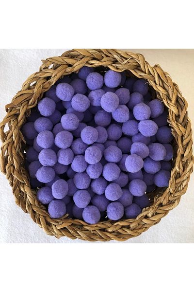 Chuva Plush Pompom 2 Cm 50 Pieces