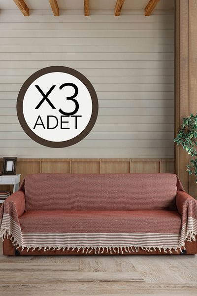 Lux Touch Κάλυμμα καναπέ καναπέ 3 τεμαχίων Bergama 180 X 300 cm