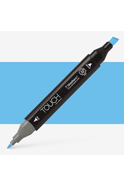 Shinhan Art Touch Twin Marker Pen: Double Ended Marker Pen: Light Blue: Pb271