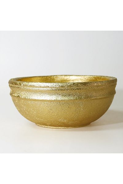 Selim Vitale Large Bowl Gold
