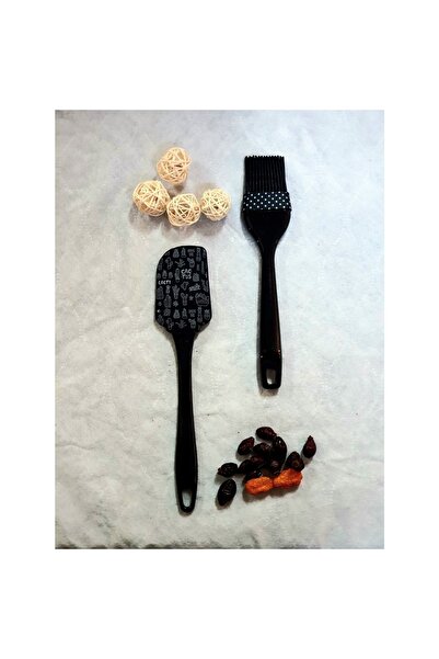 rihen's world 2'li Silikon Spatula Ve Pasta Fırçası