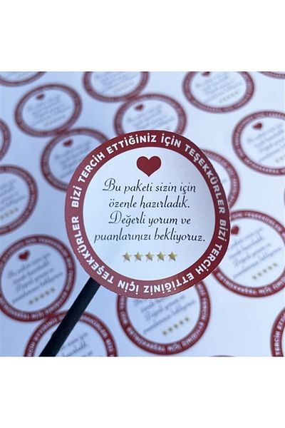 anka design Sticker Coated (4x4cm) 48 Pieces Round - We have carefully prepared this package for you