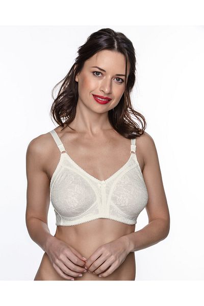 AYCI Women's Lace Enhancing-Minimizer Ecru Bra -360